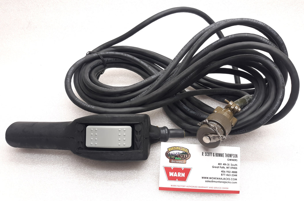 WARN 85394 Winch Remote Control w/33 ft lead for Severe Duty Industrial Winch