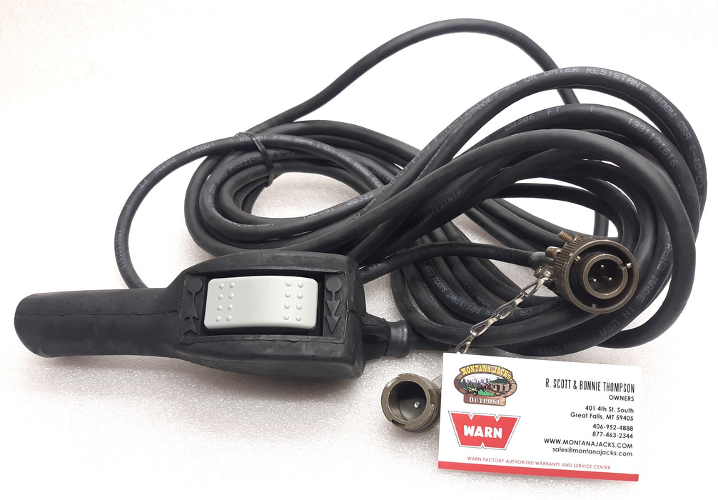 WARN 85394 Winch Remote Control w/33 ft lead for Severe Duty Industrial Winch