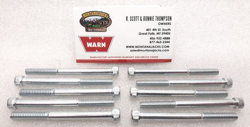 WARN 98350 Pack of 10 #15603 Gear Housing Screws 1/4-20 x 3