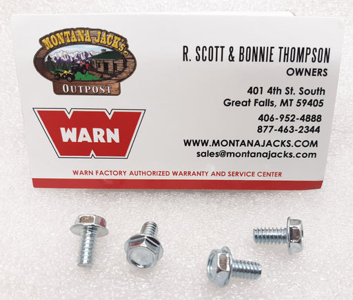 WARN 98429 Hex Screw, for M8274 Clutch Cover, 10-24 x 3/8" Pack of 4