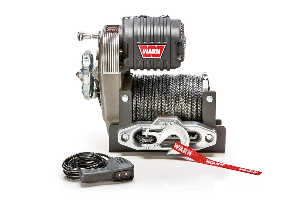 WARN 106175 M8274-S 10,000 lb. Truck/Jeep/SUV Winch, Synthetic