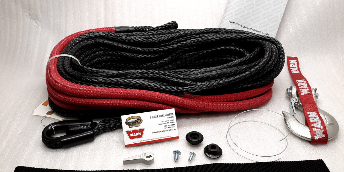 80' Spydura Pro Synthetic Rope - 16,500 pull rating