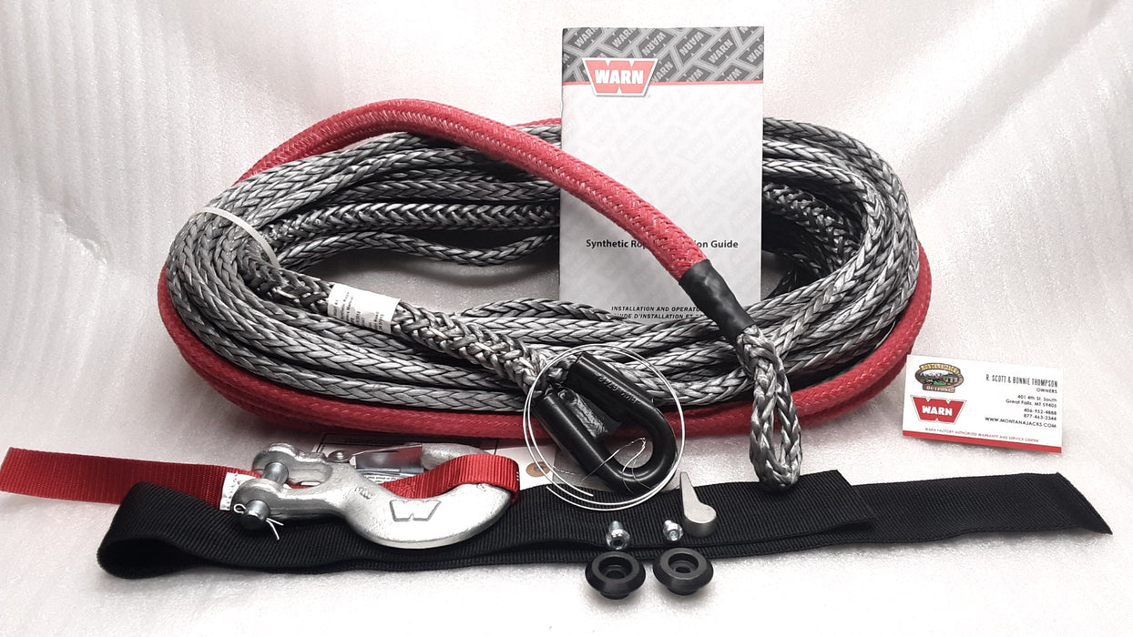 WARN 96040 Spydura Pro Synthetic Rope 100'x3/8, FREE SHIPPING
